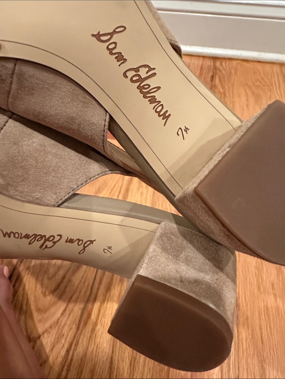 Sam Edelman Lorene Slingback Beige - Picture 7 of 8